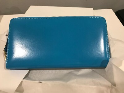 【関税&送料込】Comme Des Garcons Blue Leather Pouch commes-des-garcons-classic-