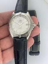 Breitling 38mm A10050 Wings Automatic WindRider Date Chronomat Rubber Leather 12