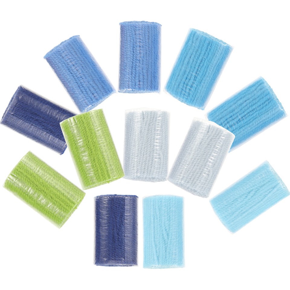12 Pcs Carpet Embroidery Yarn Colorful Rugs Area Knitting Kit eBay