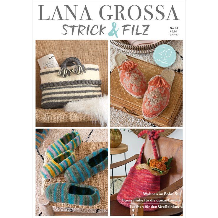 Wolle Kreativ Lana Grossa - Strick Filz Nr. 14