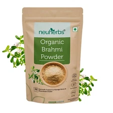 Neuherbs Organic Brahmi Powder 100 gm For Men & Women 100% Pure & Natural
