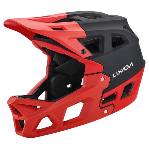 Lixada Full Face MTB Helmet Adult Mountain Bike Helmet Lightweight Helmet P1W1 - Picture 30 of 43