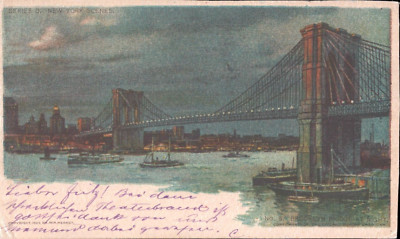 Brooklyn Bridge  ;New York  1904
