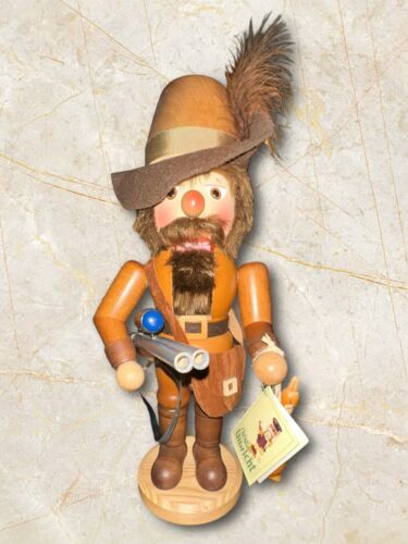 Holzkunst Ulbricht Nutcracker Duck Hunter 16”Handmade from Germany - Picture 9 of 16
