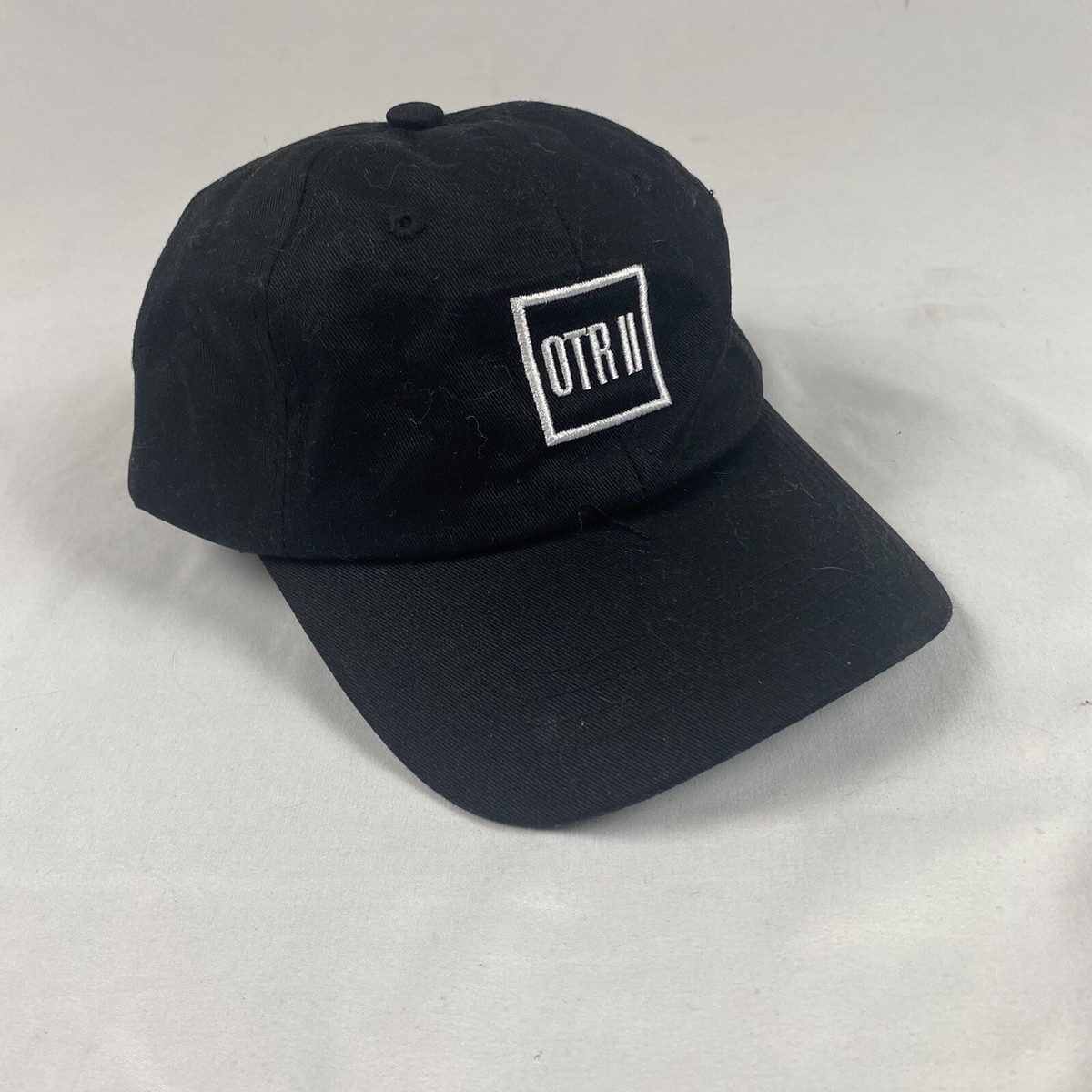 Jay Z Beyonce OTR II On the Run Tour Black Strapback Dad Hat  display picture 3
