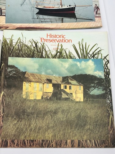 Lot 9 issues HISTORIC PRESERVATION magazine 1974-77, preserving sites, buildings - Picture 11 of 20