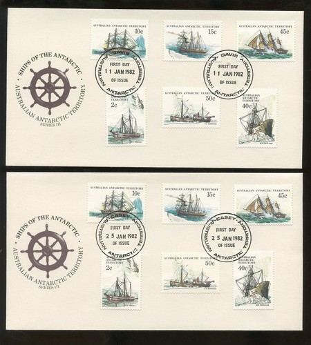 ANTARCTIC COVERS AUSTRALIA AAT ..FDCs Islands ..PRICED in GROUPS or SINGLY - Picture 35 of 58