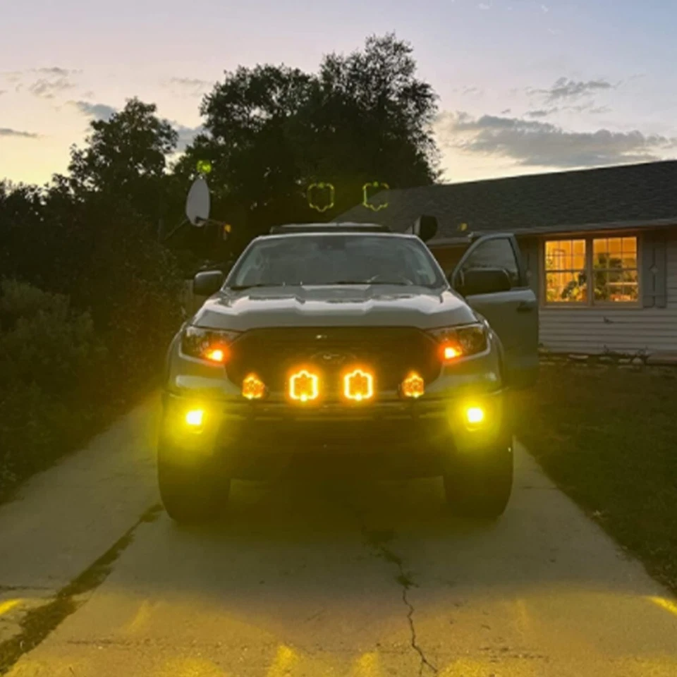 2 PIEZAS 7 pulgadas LED Luz de Trabajo Coche Vainas Punto Inundación Combo Lámpara Antiniebla Conducción Offroad Foto 2 de 4