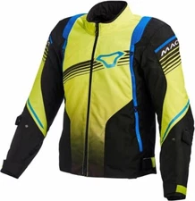 Macna Charger Motorcycle Textile Jacket- Black / Yellow