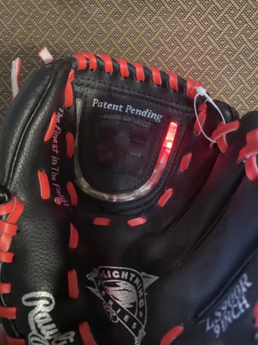 Rawlings Lightning Series LS900R 9 Inch Light Up Youth Males Baseball Glove - 第 7/7 張圖片