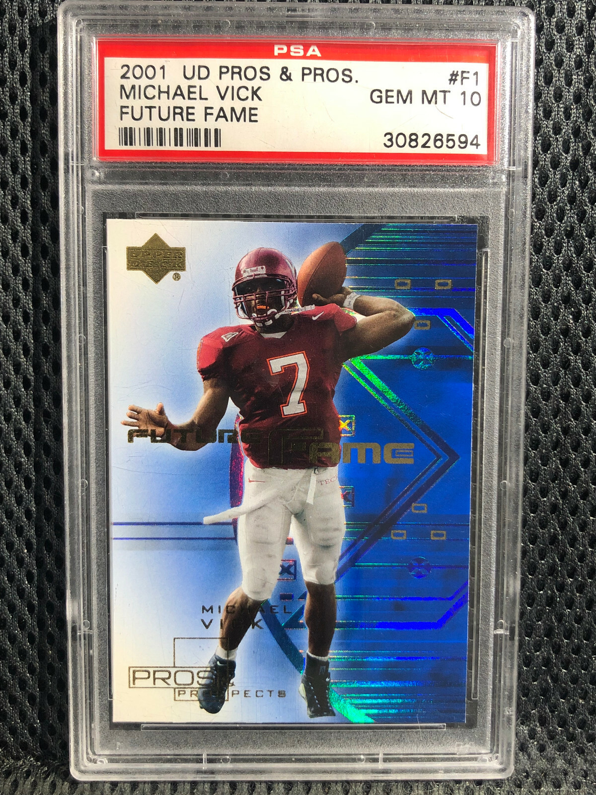 Michael Vick Upper Deck Pros & Prospects Future Fame #F1 Base