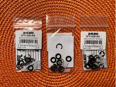 Devilbiss GTI-428-K5 Dichtung / Pin für Ventile 5 Stück     SEAL & PIN KIT