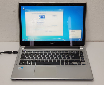 Acer V5-431P TOUCHSCREEN! Windows 7 Notebook 2117U 4Gb 256GB Laptop USB3 14.0''