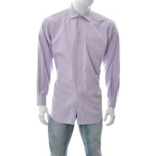 Chemise de luxe Brook Taverner en coton fin pour hommes pied de poule manches...