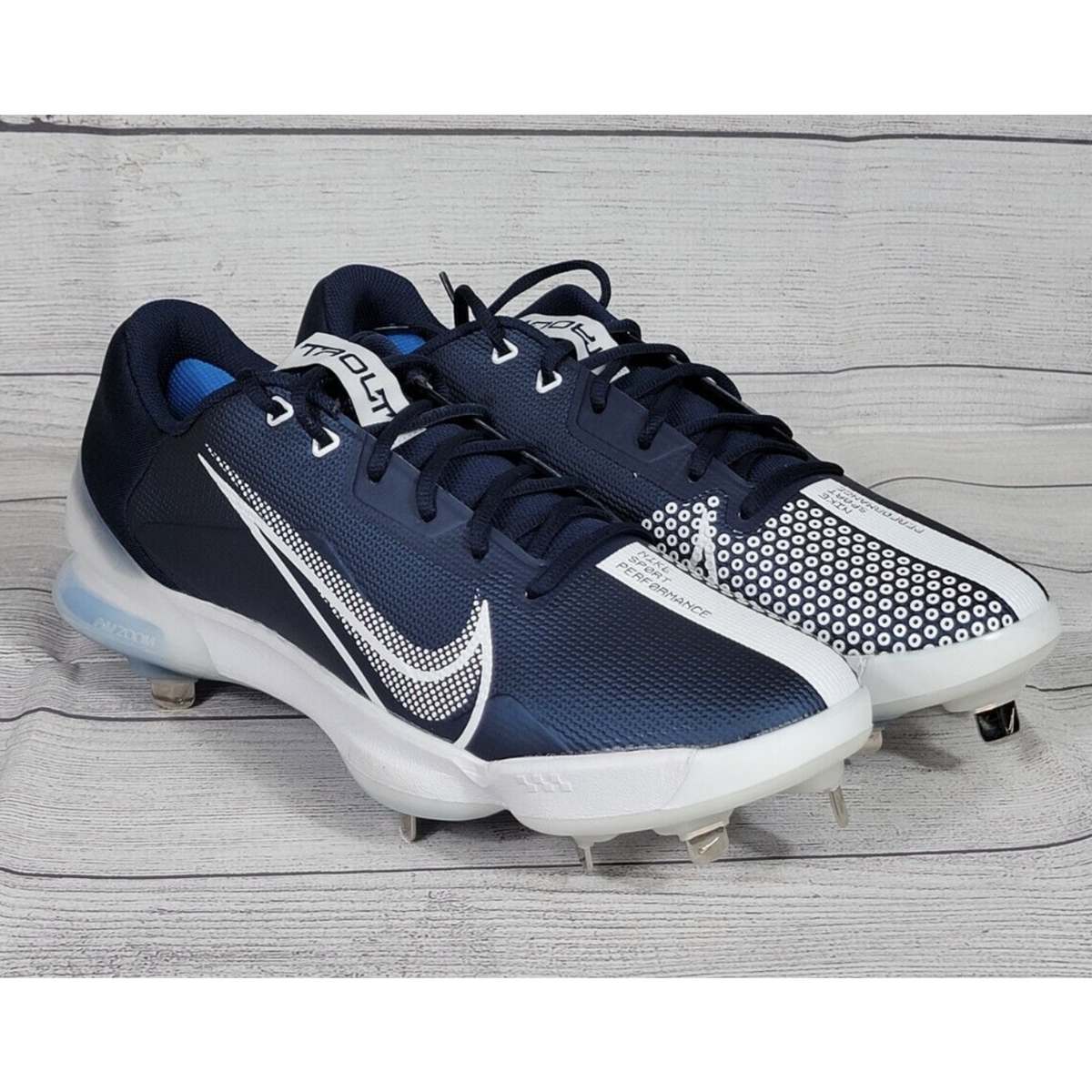 Nike Force Air Zoom Trout 7 Pro Metal Baseball Cleats | Navy Blue