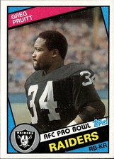1984 Topps #115 Greg Pruitt Near mint or better