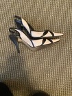 Enzo Angiolini Pink And Brown Sling Back Heels Size 6.5 3” Heel — photo 3