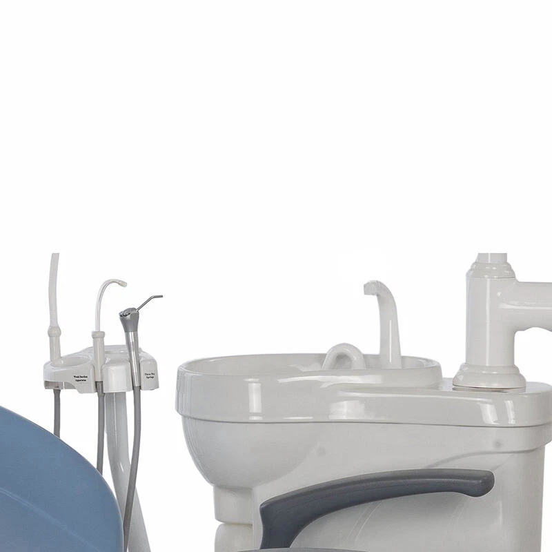 Dental Unit Chair Hard Leather+Dentist Stool + DDS+ New Foot Pedal Unidad silla image 22