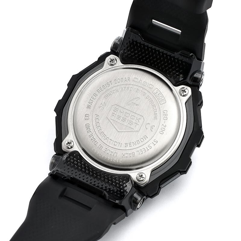 カシオ CASIO G-SHOCK GBD-200-1JF Bluetooth Casio G-Shock G-Squad GBD-200-1JF | Sakurawatches.com