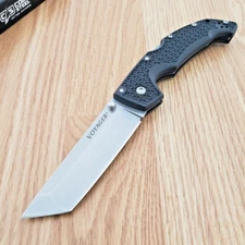 Cold Steel Large Voyager Folding Knife 4" AUS-10A Steel Blade Griv-Ex Handle