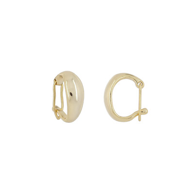 Secure Your Pearl: Gold Plated 925 Sterling Silver Peanut Shortener & Enhancer Click Clasp (#99028)