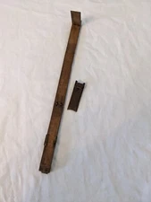 Vintage / Antique Wooden Shoe Measuring Device - Folding Slide Ruler