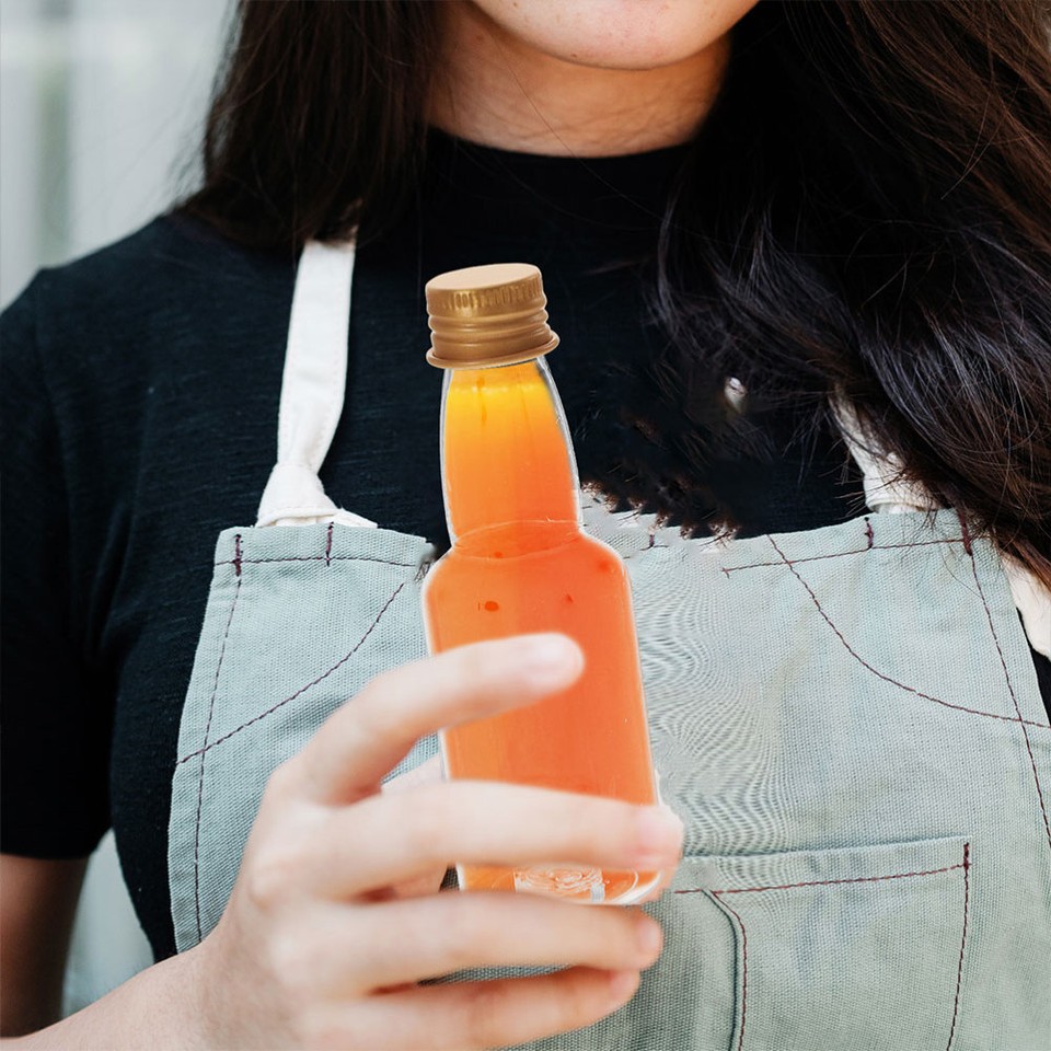 50 Pcs Mini Bottles Brewing Shot Transparent Juice Whiskey Decanter eBay