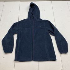 Columbia Kids Blue Full Zip Jacket Size 14/16