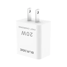 BURJME 2 Pack USB C Wall Charger for Multiple MacBook, iPhone & Samsung (20W)