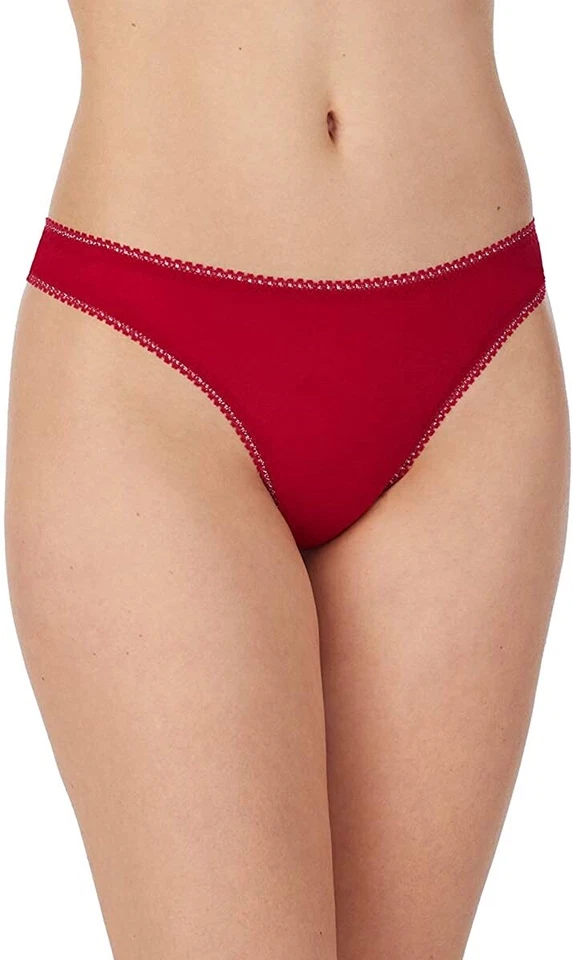 OnGossamer Mujer 245537 Rojo Malla Tiro Bajo Tanga Panty Ropa Interior Talla L Foto 2 de 2