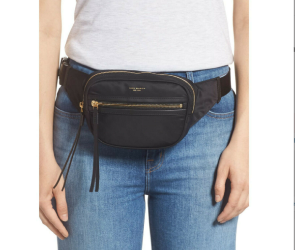 tory burch perry quilted nylon belt bag