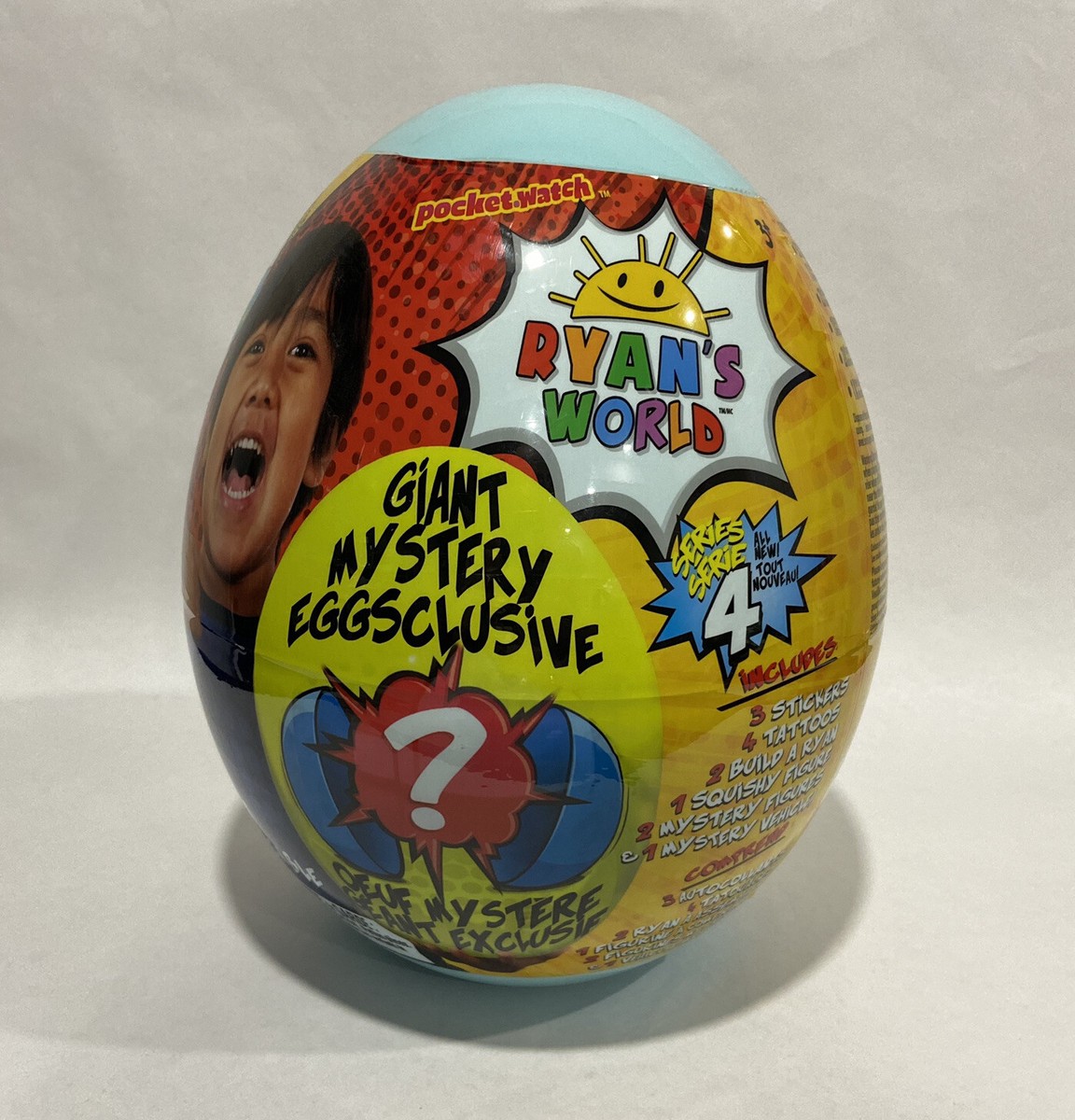Ryan's World Giant Mystery Eggsclusive Series 2020 Brand New
