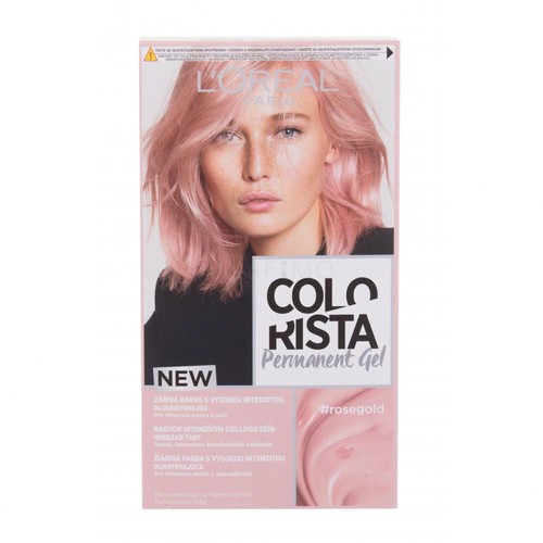 L'Oreal Colorista Permanent Hair Dye Gel ROSE GOLD PASTEL PINK SHIMMERING COLOUR