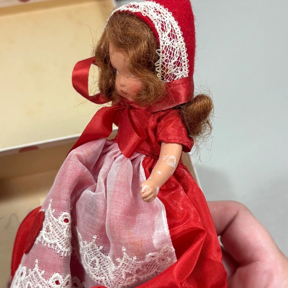 Muñeca Nancy Ann Patsy 157 Reina de Corazones San Valentín en Caja Años 50 De Colección Foto 4 de 4