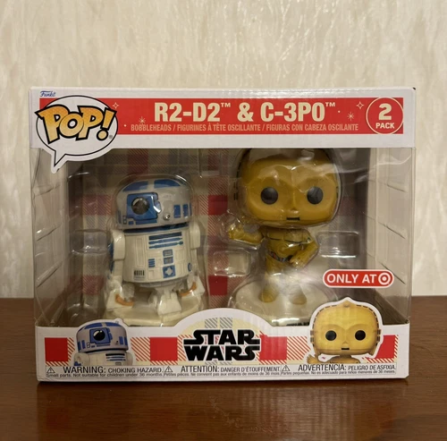 Funko POP! Star Wars: Disney 100 Retro Reimagined R2-D2 & C-3PO Target Exclusive