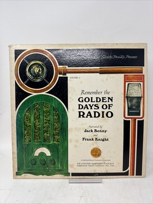 Remember The Golden Days Of Radio Narrated By Jack Benny And Frank Knight LP VG