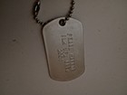 Rare ILM VFX Crew Gift For ILM Employee Pearl Harbor Movie Dog Tags 2001 — photo 3