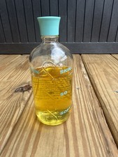 VTG Avon Skin So Soft Original Bath Oil Rare GLASS Bottle 8oz Woodland Fresh 75
