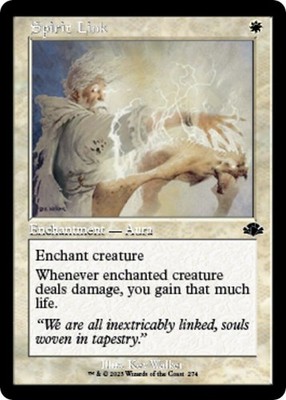 Spirit Link (Retro Frame) Dominaria Remastered NM MTG Non-Foil
