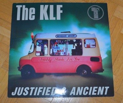 The KLF JUSTIFIED and  ANCIENT 12'' Vinyl Maxi INT 125.925 1991 Original Blow Up