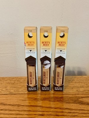 (3) Burt's Bees Concealer Tan Sealed 0.22 oz 1725 TAN NIB Discontinued Set New