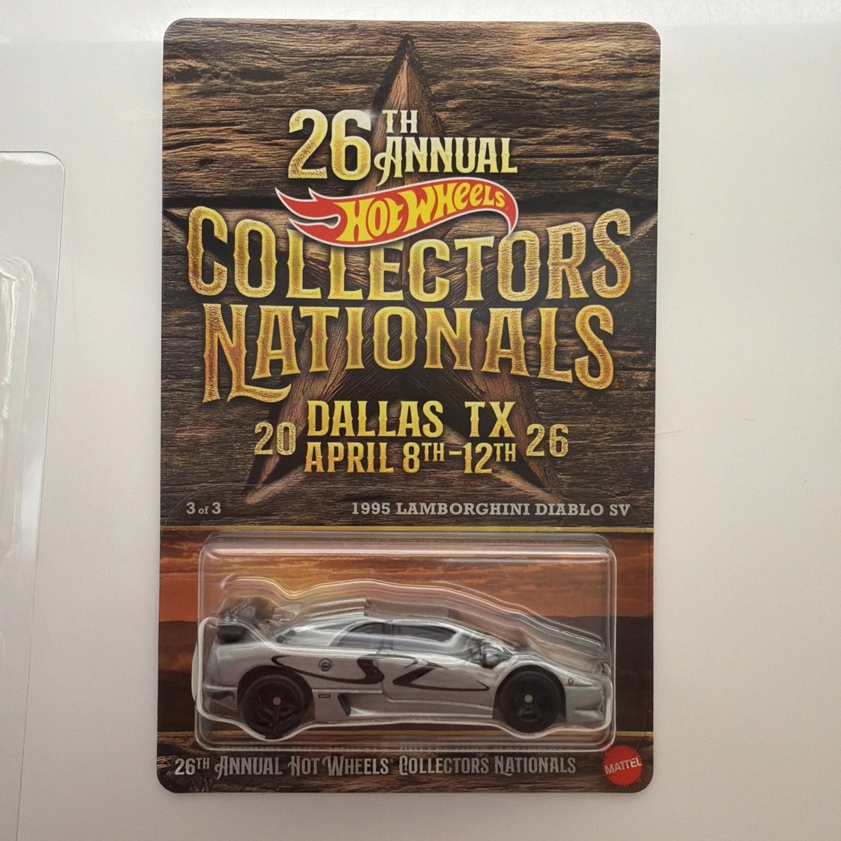 2026 Hot Wheels 26th Nationals Dallas, TX Convention 1995