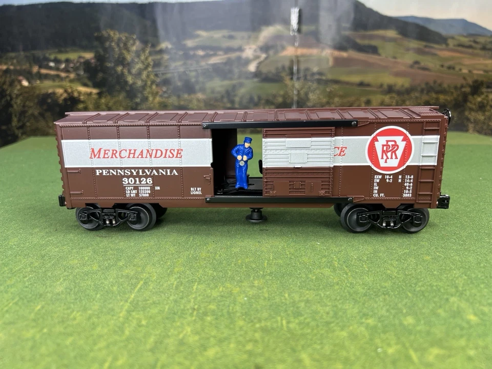 LIONEL 6-52281 LOTS 2003 PENN MERCHANDICE SERVICE OPERATING BOXCAR PRR O GA. NIB - Image 3 of 4