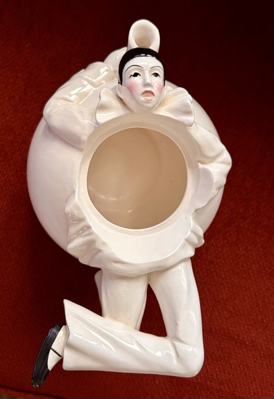 Vintage Pierrot Clown Teapot Taste Setter Sigma Japan Harlequin Mime *NO LID*