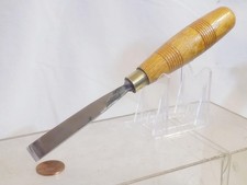 Henry Taylor Wood Carving Gouge Chisel #1 Sweep 1/2" Cut 7.75" Long