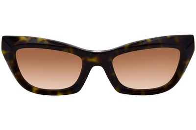 Burberry Women\'s Dark Havana Brown Sunglasses! Square Sunglasses in Dark havana | Burberry® Official main image 3