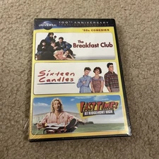 80's Comedies 3 DVD SET - BREAKFAST CLUB FAST TIMES SIXTEEN CANDLES - NEW SEALED