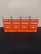 4X Qunol 500mg Extra Strength Turmeric Capsules 21ct 11/2026 SEALED Gluten free