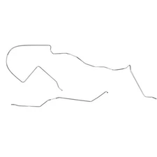 Classic Tube Fuel Line Tank To Pump Two-Piece 3/8" Stainless Steel with Facto...