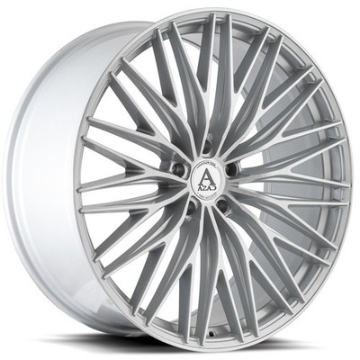 Azad Wheels AZFF03 24x9/24x10 Brushed Silver (4pcs) A2